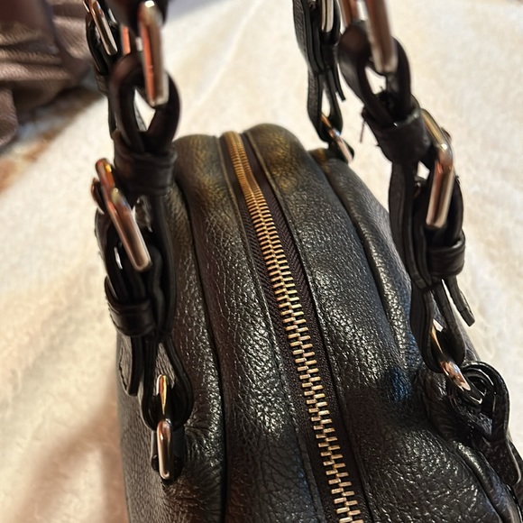 Authentic PRADA Tessuto Print Bowler Bag - Picture 7 of 13